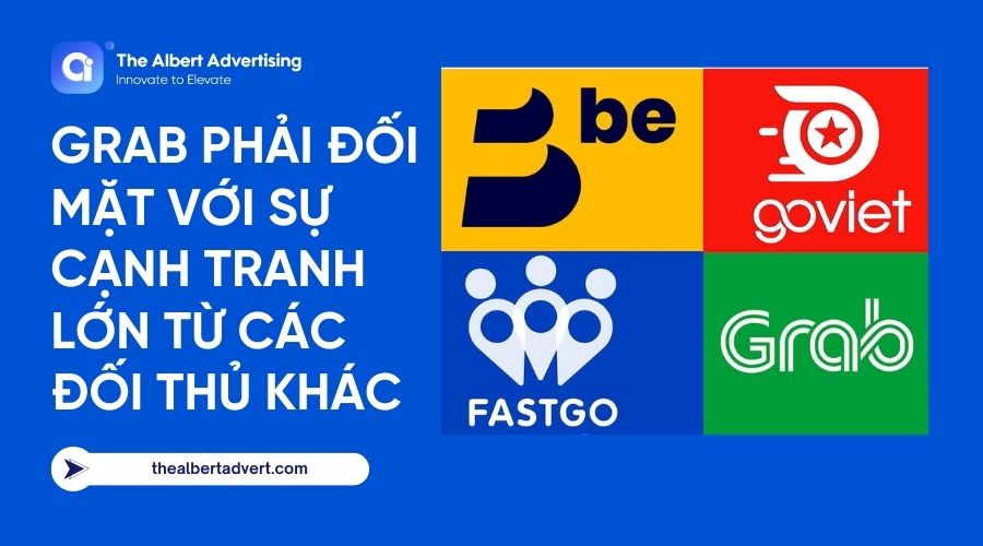 Grab phải đối mặt với sự cạnh tranh lớn từ các đối thủ khác